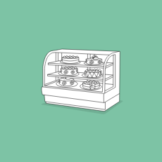 （蛋糕）展示柜